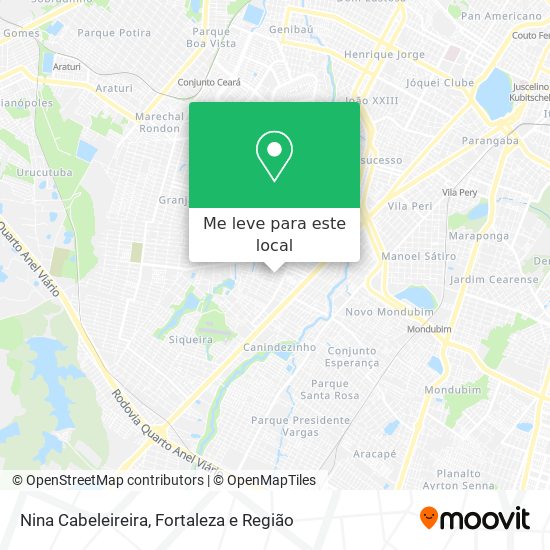 Nina Cabeleireira mapa