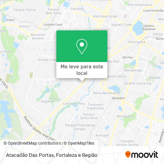 Atacadão Das Portas mapa