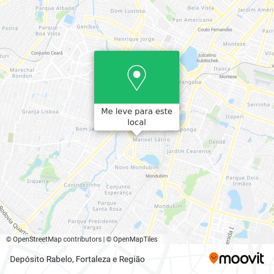 Depósito Rabelo mapa