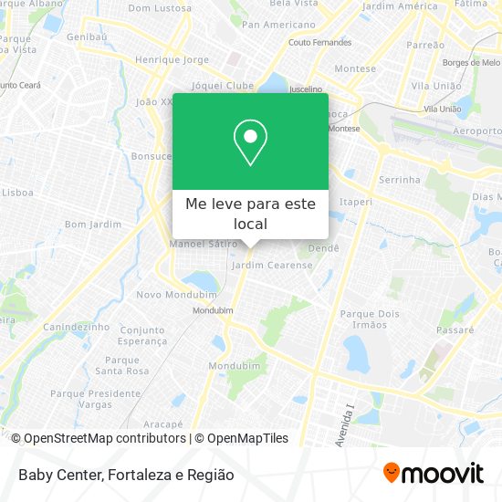 Baby Center mapa