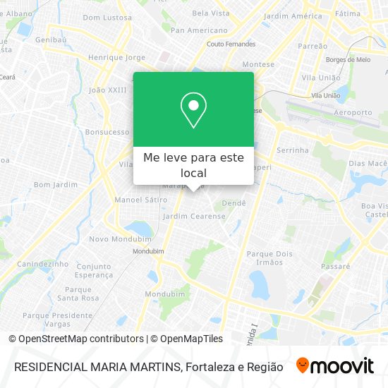 RESIDENCIAL MARIA MARTINS mapa