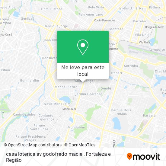 casa loterica av godofredo maciel mapa