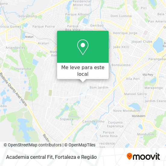 Academia central Fit mapa