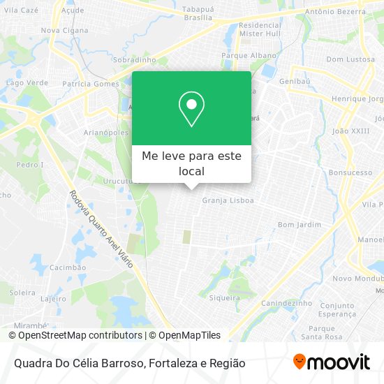 Quadra Do Célia Barroso mapa