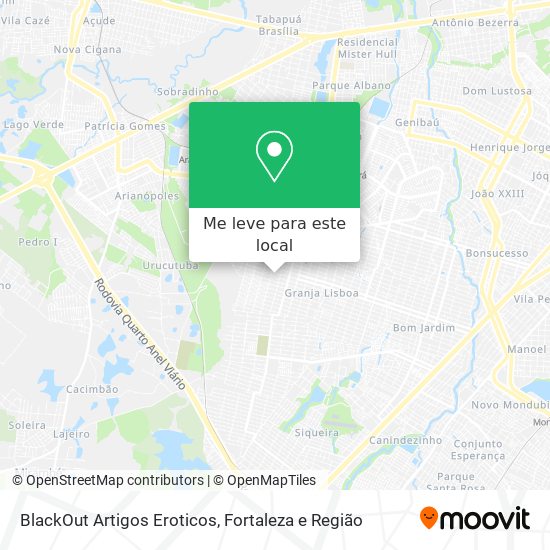 BlackOut Artigos Eroticos mapa