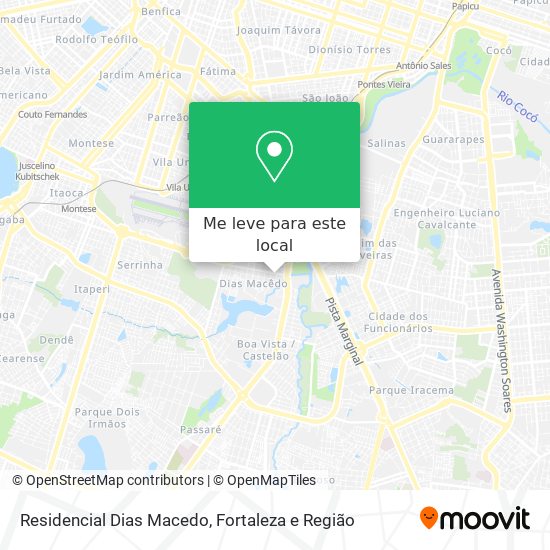 Residencial Dias Macedo mapa