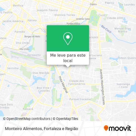 Monteiro Alimentos mapa