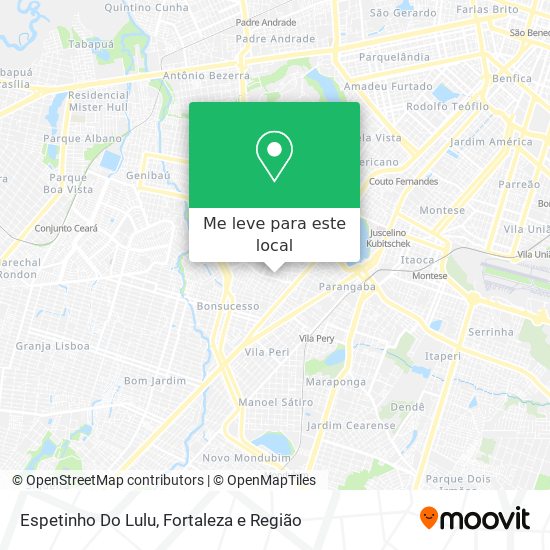 Espetinho Do Lulu mapa