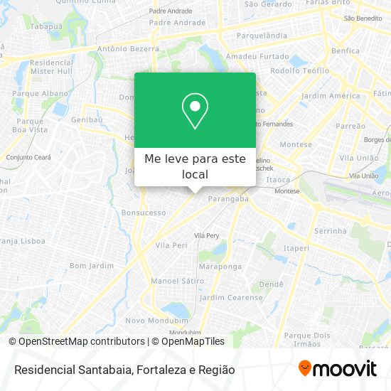 Residencial Santabaia mapa