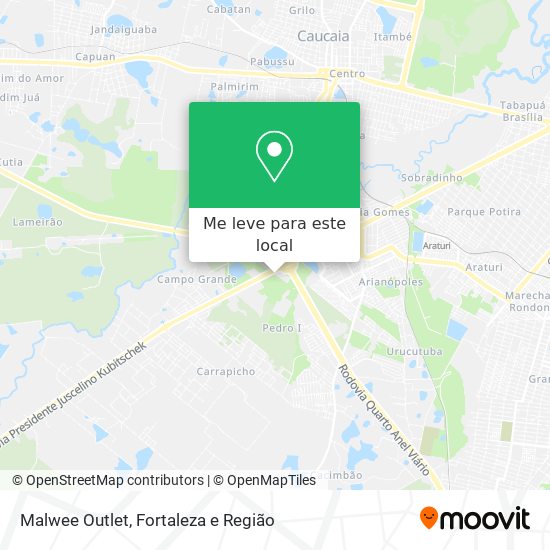 Malwee Outlet mapa
