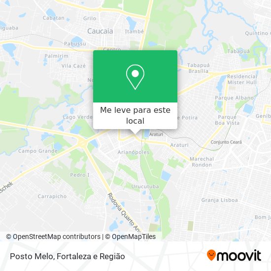 Posto Melo mapa