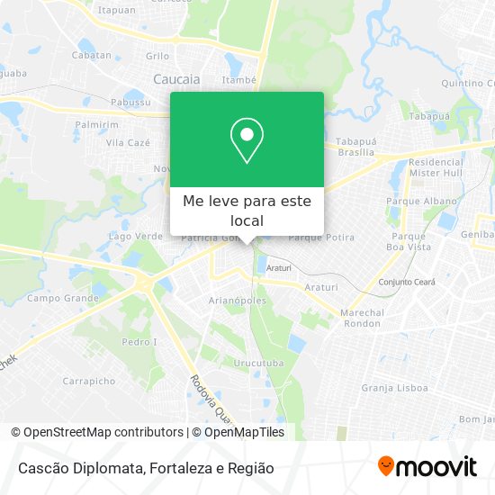 Cascão Diplomata mapa