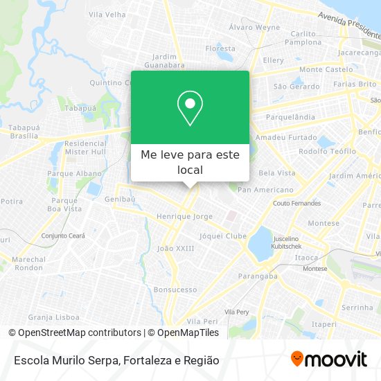 Escola Murilo Serpa mapa