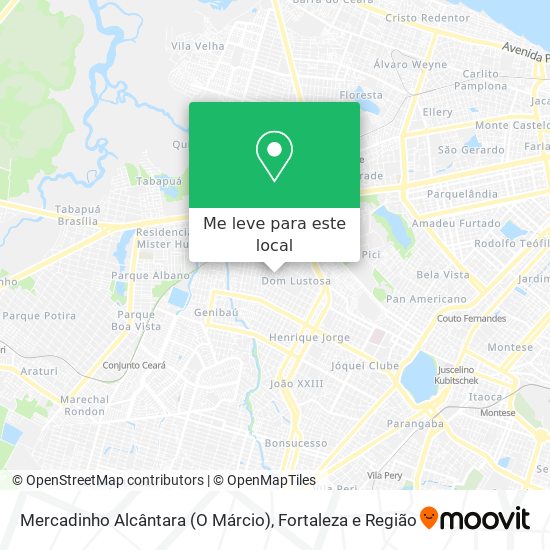 Mercadinho Alcântara (O Márcio) mapa