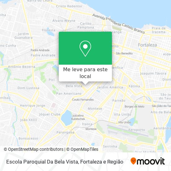 Escola Paroquial Da Bela Vista mapa