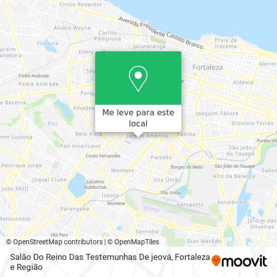 Salão Do Reino Das Testemunhas De jeová mapa