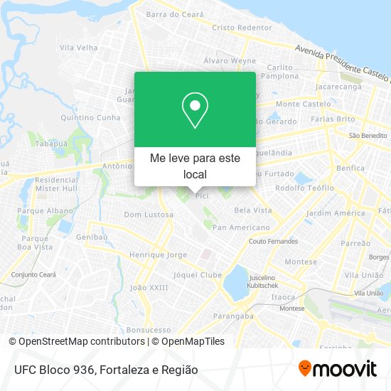UFC Bloco 936 mapa