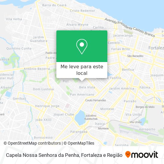 Capela Nossa Senhora da Penha mapa