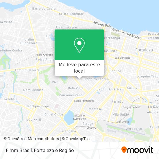 Fimm Brasil mapa