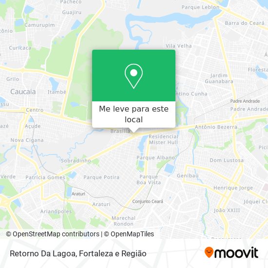 Retorno Da Lagoa mapa