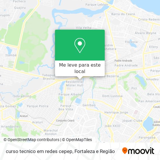 curso tecnico em redes cepep mapa