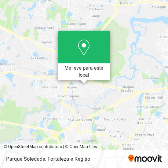 Parque Soledade mapa