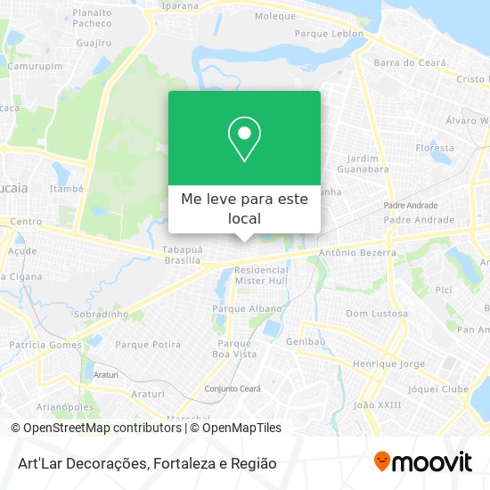 Art'Lar Decorações mapa