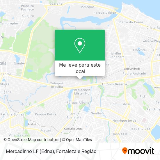 Mercadinho LF (Edna) mapa