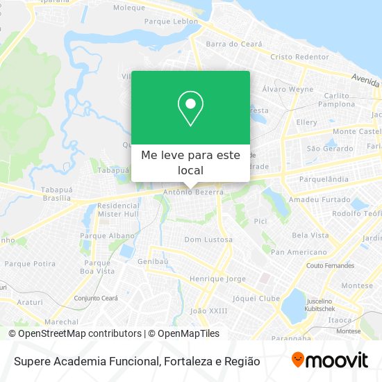 Supere Academia Funcional mapa