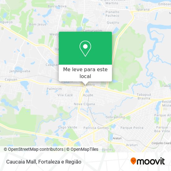 Caucaia Mall mapa