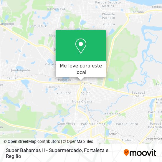 Super Bahamas II - Supermercado mapa