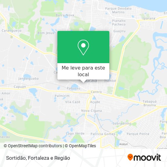 Sortidão mapa