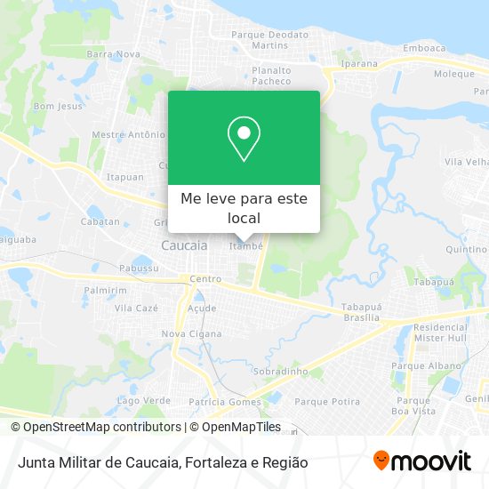 Junta Militar de Caucaia mapa