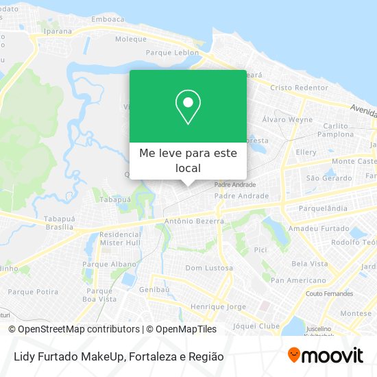 Lidy Furtado MakeUp mapa