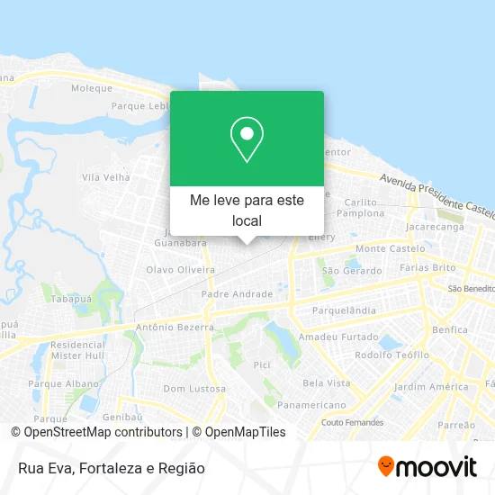 Rua Eva mapa