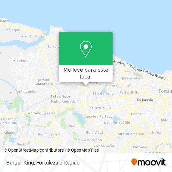 Burger King mapa