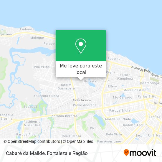 Cabaré da Mailde mapa