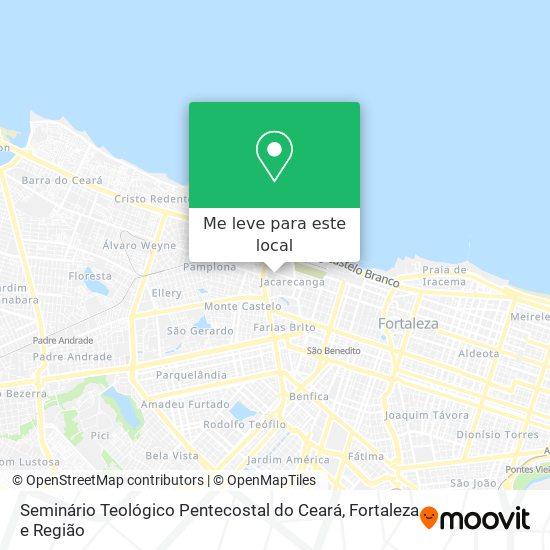 Seminário Teológico Pentecostal do Ceará mapa