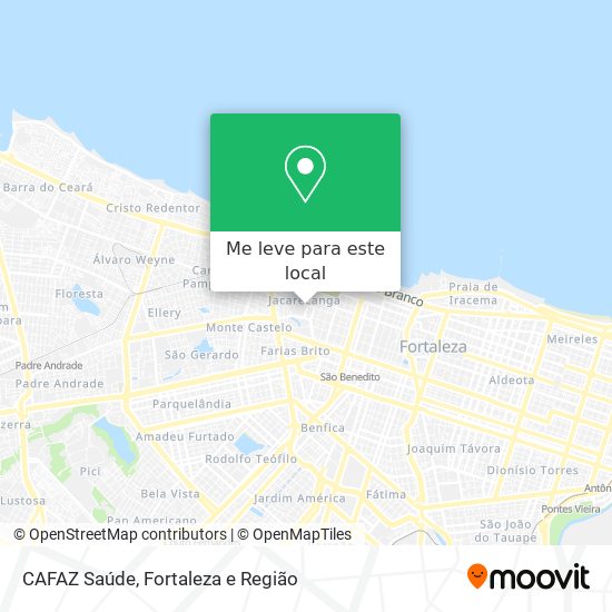CAFAZ Saúde mapa
