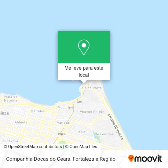 Companhia Docas do Ceará mapa
