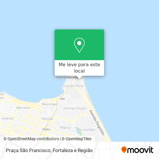 Praça São Francisco mapa