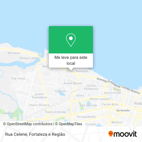 Rua Celene mapa