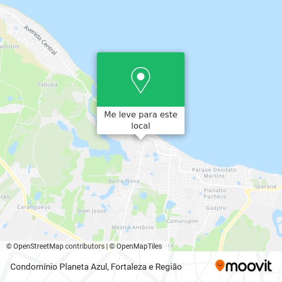 Condomínio Planeta Azul mapa