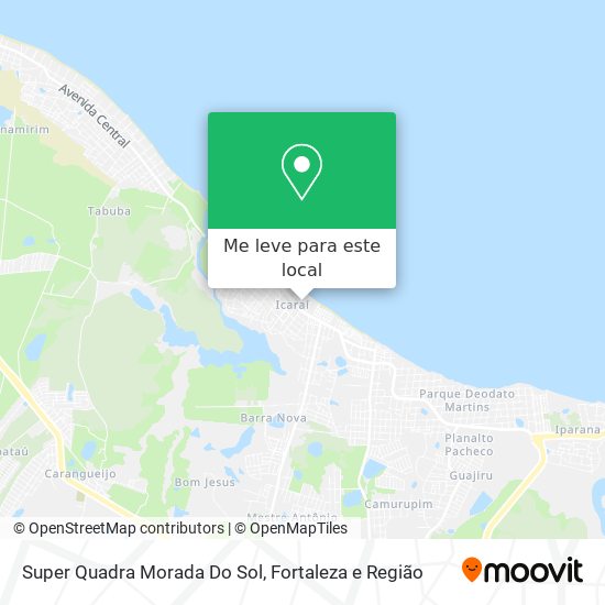 Super Quadra Morada Do Sol mapa