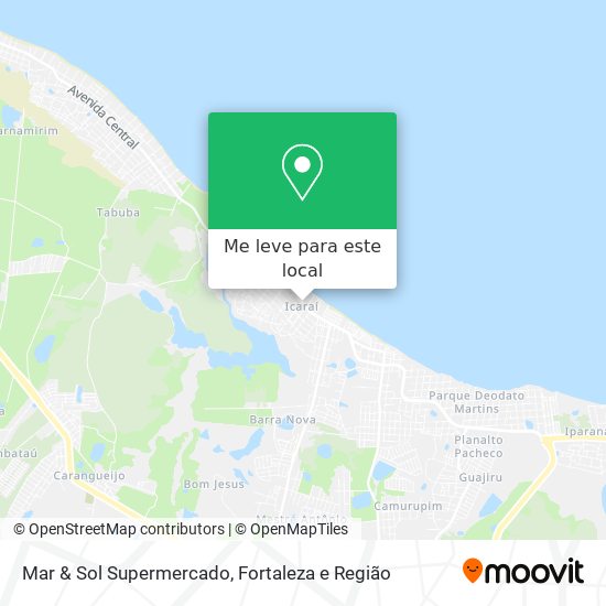 Mar & Sol Supermercado mapa
