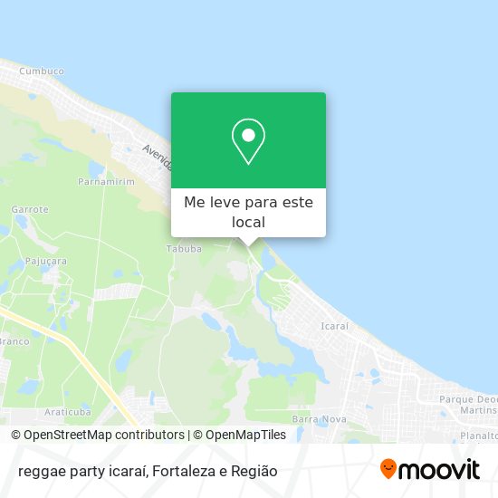 reggae party icaraí mapa