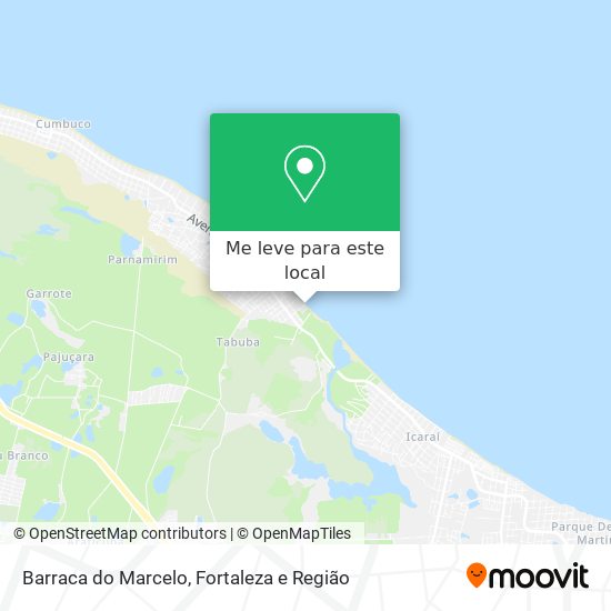 Barraca do Marcelo mapa