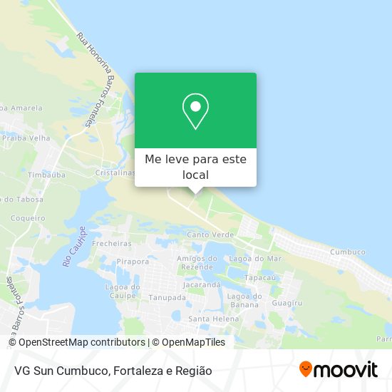 VG Sun Cumbuco mapa