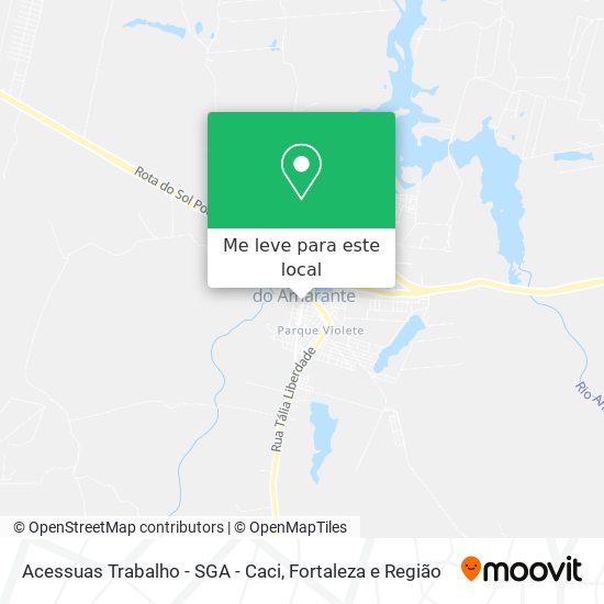 Acessuas Trabalho - SGA - Caci mapa