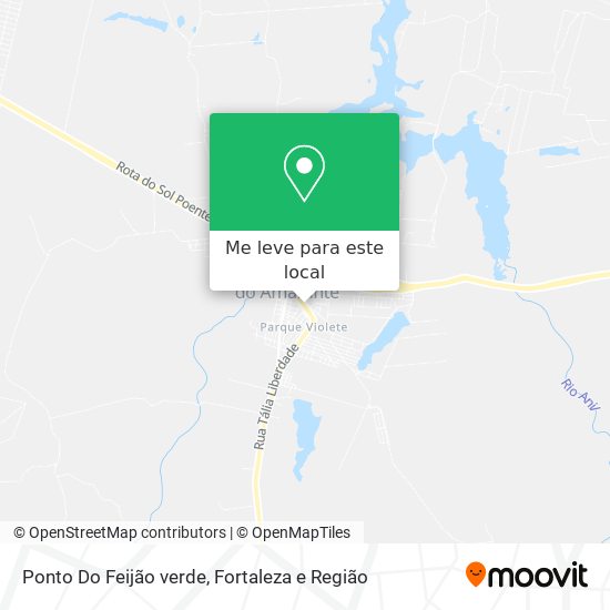 Ponto Do Feijão verde mapa